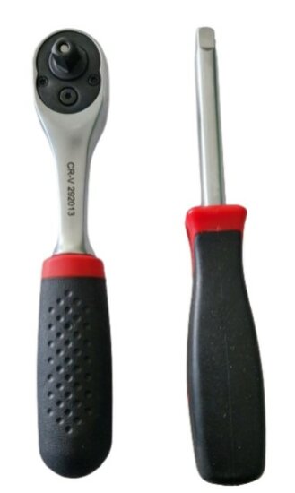 doppendoos 1/4 - 62 delig - ratelset - doppenset - socketset - doppensleutelset - seneca
