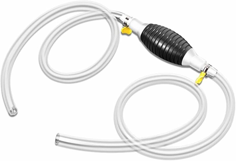 overhevelingspomp 2 meter - handpomp - vloeistofpomp - oliepomp - benzine pomp - benson