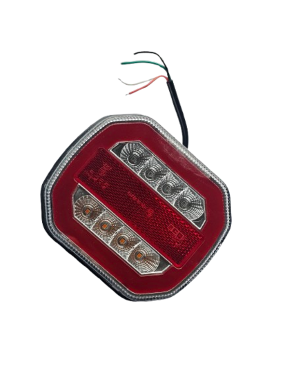 achterlicht neon led - rechts - 12/24 volt - aanhanger ledlamp - achterlamp - led achterlamp