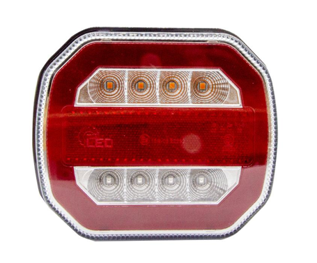 achterlicht neon led - rechts - 12/24 volt - aanhanger ledlamp - achterlamp - led achterlamp