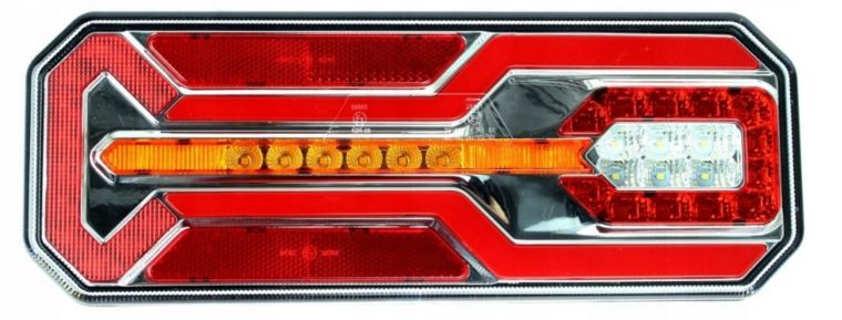 achterlicht led 76x led - links - 12/24 volt - ledlamp - achterlamp - trailerlamp