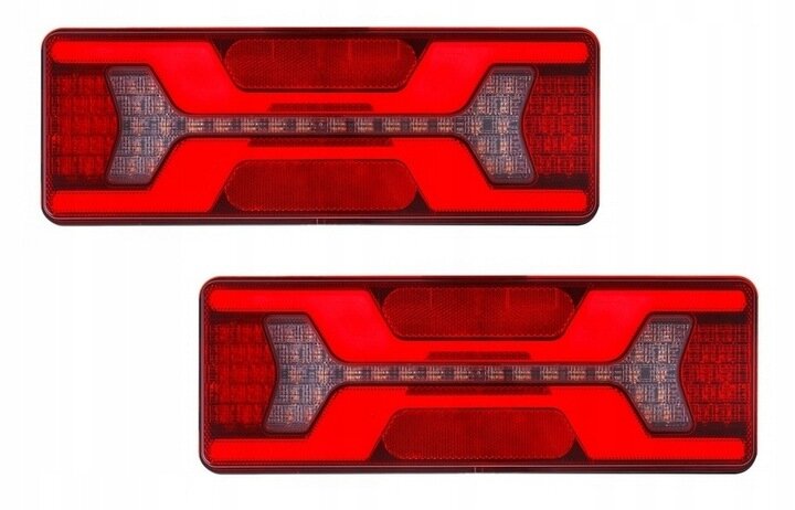 achterlicht led 140x led - rechts - 12/24 volt - ledlamp - achterlamp - trailerlamp