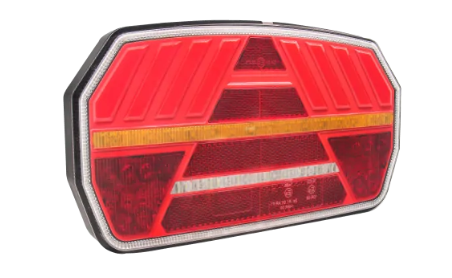 achterlicht led 74x led - rechts - 12/24 volt - ledlamp - achterlamp - trailerlamp - led achterlicht