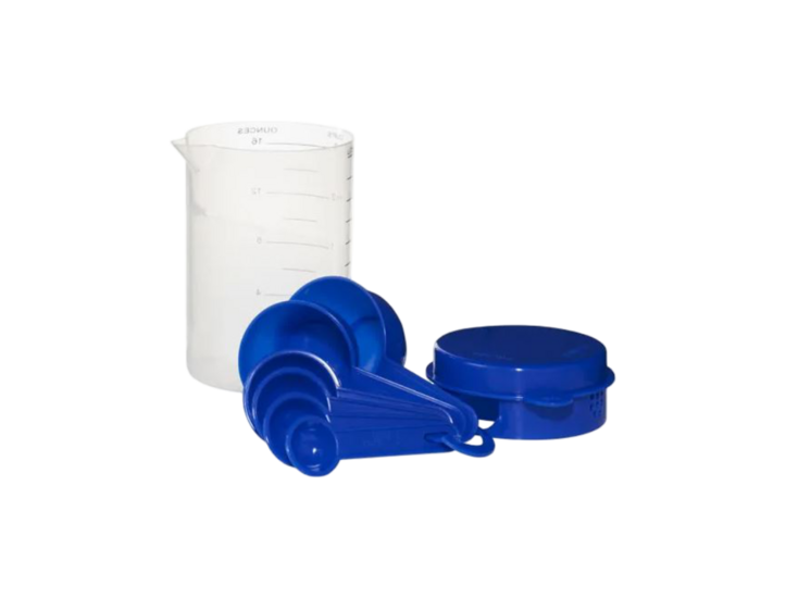 maatbekerset - 500ml - maatbeker - blauw - benson - maatkan - 0.5l - maat beker