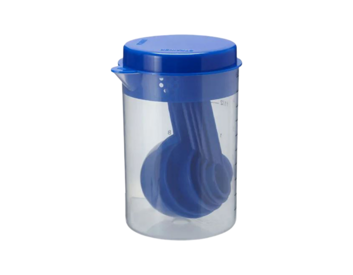 maatbekerset - 500ml - maatbeker - blauw - benson - maatkan - 0.5l - maat beker