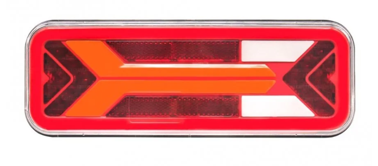 achterlicht led 74x led - links - 12/24 volt - ledlamp - achterlamp