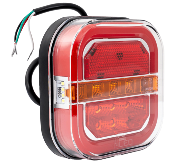 achterlicht neon led 41x led - links - 12/24 volt - ledlamp - achterlamp - led achterlicht