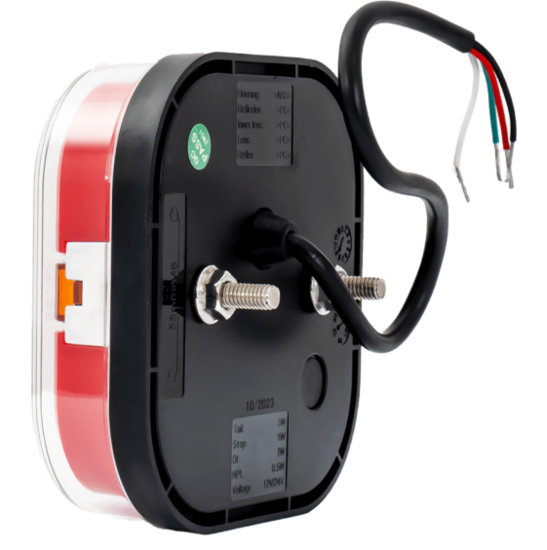 achterlicht neon led 41x led - links - 12/24 volt - ledlamp - achterlamp - led achterlicht