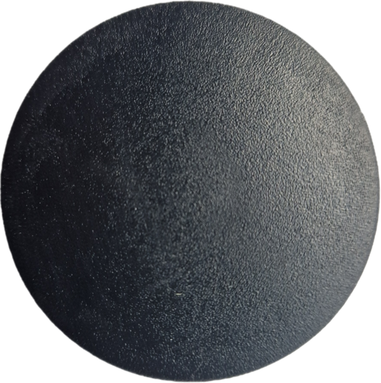 ronde omsteekdop - 50mm - 10 stuks - eindkap - inslagdop - kunststofdop - paaldop