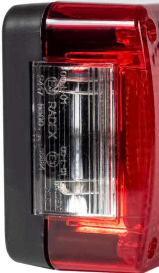 achterlicht rechts - radex 5500 - e3 gekeurd - aanhangerverlichting - achterlamp - achterlicht