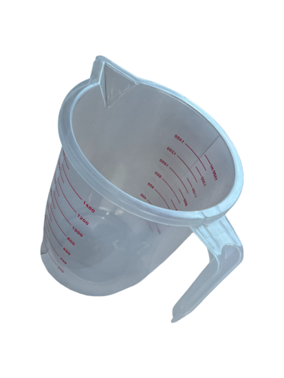 maatbeker - 1500 ml - 1.5 liter - vloeistofbeker - schenkbeker - maat beker - schenkkan