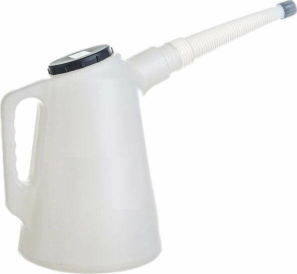 olie en vloeistofkan - 3 liter - schenkkan - flexibele tuit - oliekan - vloeistof schenk kan - koelvloeistofkan - asta