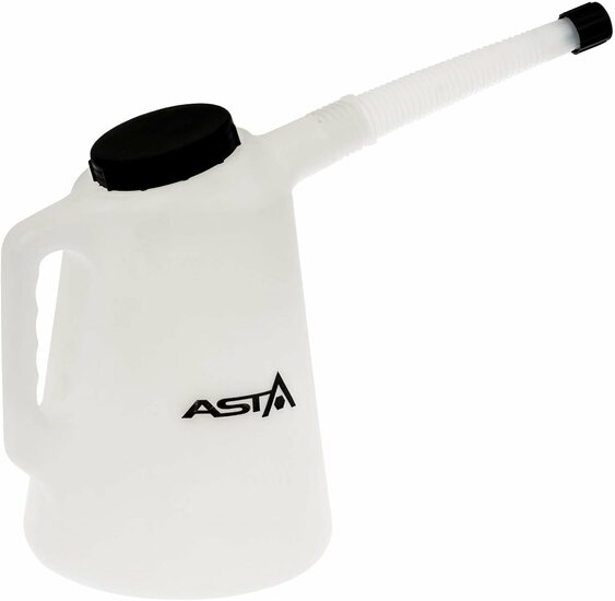 olie en vloeistofkan - 3 liter - schenkkan - flexibele tuit - oliekan - vloeistof schenk kan - koelvloeistofkan - asta