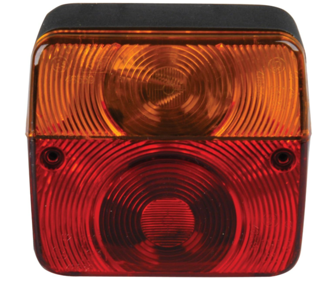 achterlicht 105x110x50mm 12 volt - achterlamp - aanhanger achterlamp - aanhanger achterlicht