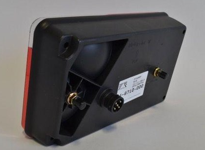 achterlicht rechts multipoint v met 5 connector aansluiting - aanhangerachterlicht - achterlichten - aanhangerlamp