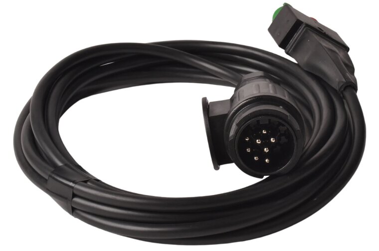 verlichting set met stekkers 1,5 + 5 meter - radex achterlichten - aanhangerverlichting