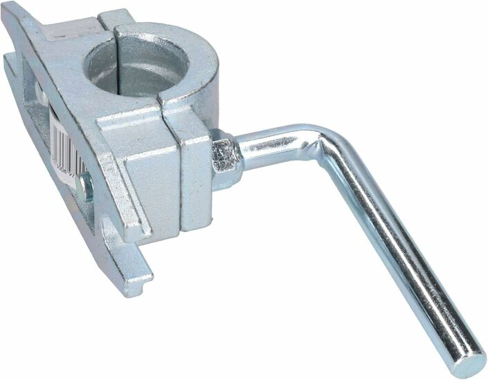 geribbelt neuswielklem 48 mm - steunpootklem - neuswielhouder - klem voor het neuswiel 