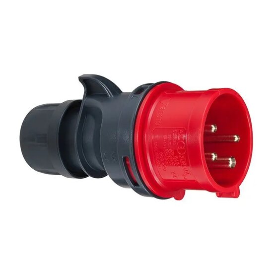 krachtstroom stekker 5 pin - cee stekker 400 volt - 32 ampere - krachtstekker