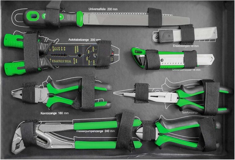 gereedschapsset - ratelset - 300 delig - doppenset - 1/4 - 1/2 en 3/8 aansluiting - doppendoos - gereedschapskoffer
