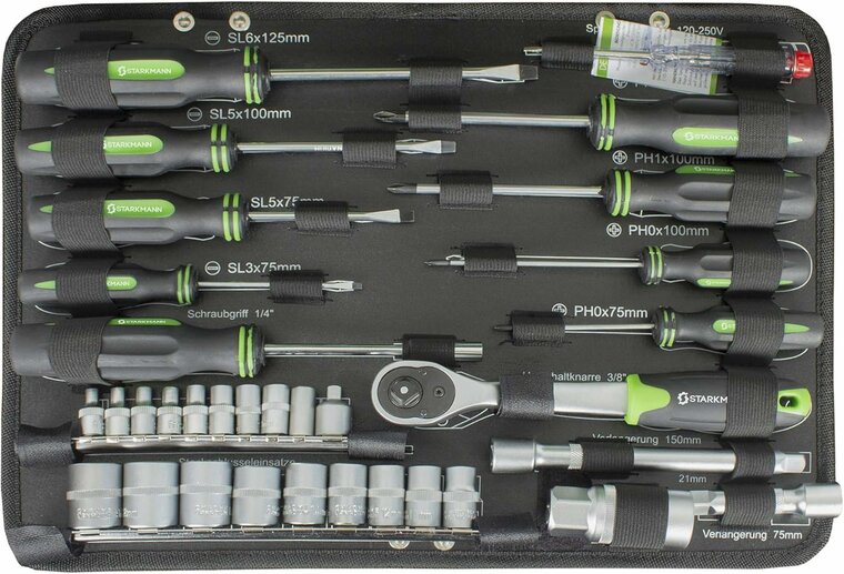 gereedschapsset - ratelset - 300 delig - doppenset - 1/4 - 1/2 en 3/8 aansluiting - doppendoos - gereedschapskoffer