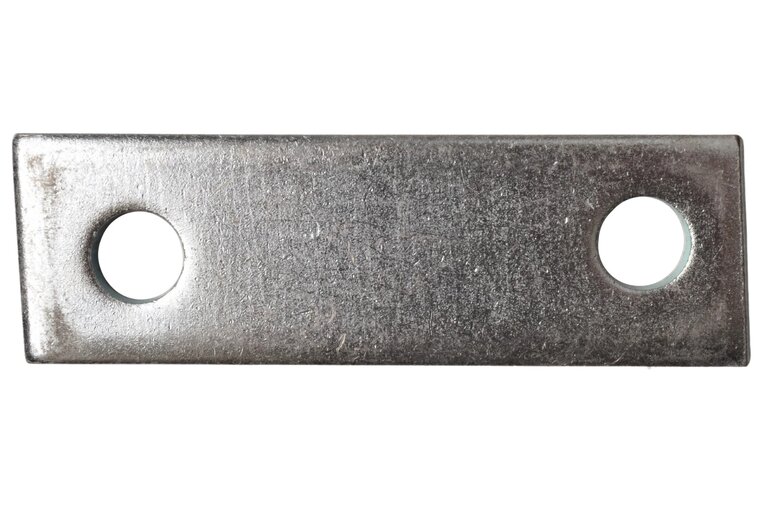 90x30 mm stroppenplaat - montageplaat - stalen plaat - klemplaat
