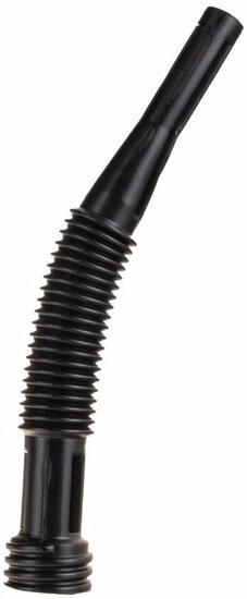 jerrycan 10 liter inhoud - flexibele tuit - kunststof benzinekan - vloeistof kan - brandstofkan - geko