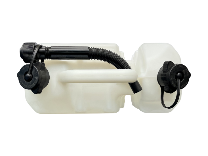 jerrycan - 8 liter combinatie - brandstof en olie - brandstofkan - oliekan - jerry can