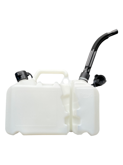 jerrycan - 8 liter combinatie - brandstof en olie - brandstofkan - oliekan - jerry can