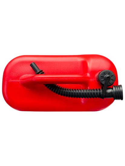 jerrycan 20 liter inhoud - flexibele tuit - kunststof benzinekan - vloeistof kan - brandstofkan - bremher
