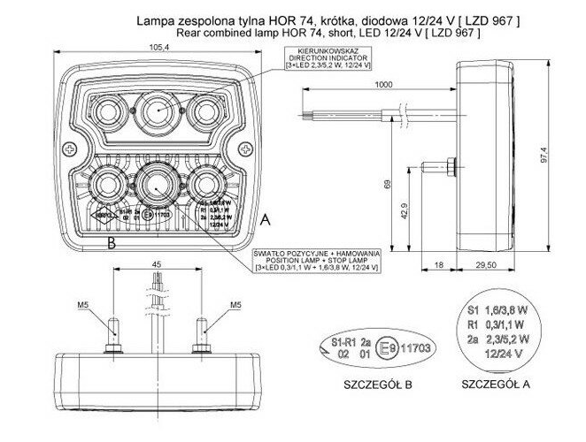 achterlicht led 6x led - ledlamp - achterlichten - led achterlicht - achterlamp - led achterlamp