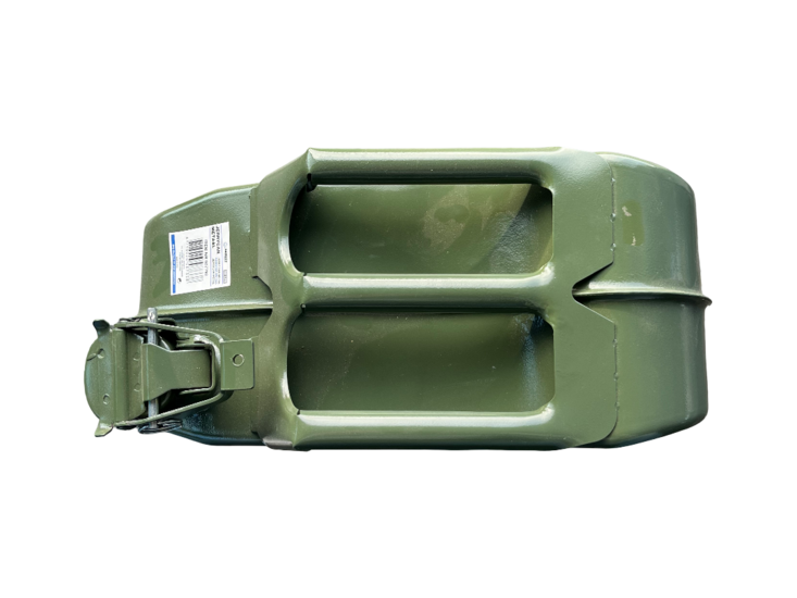 stalen jerrycan - 20 liter - vloeistoftank - benzinekan - vloeistof kan - jerrycan - benson