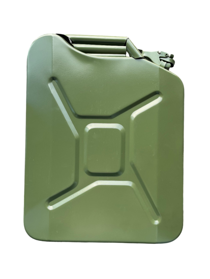 stalen jerrycan - 20 liter - vloeistoftank - benzinekan - vloeistof kan - jerrycan - benson