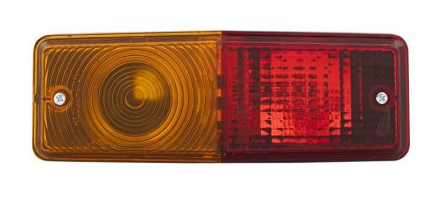 achterlicht 2 kamers 12 volt - achterverlichting - achterlicht - achterlamp