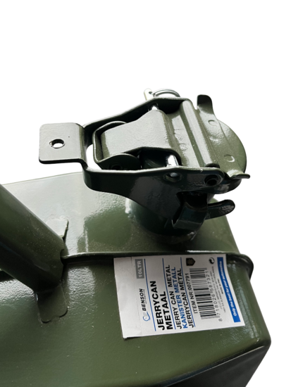 stalen jerrycan - 10 liter - vloeistoftank - benzinekan - vloeistof kan - jerrycan - benson