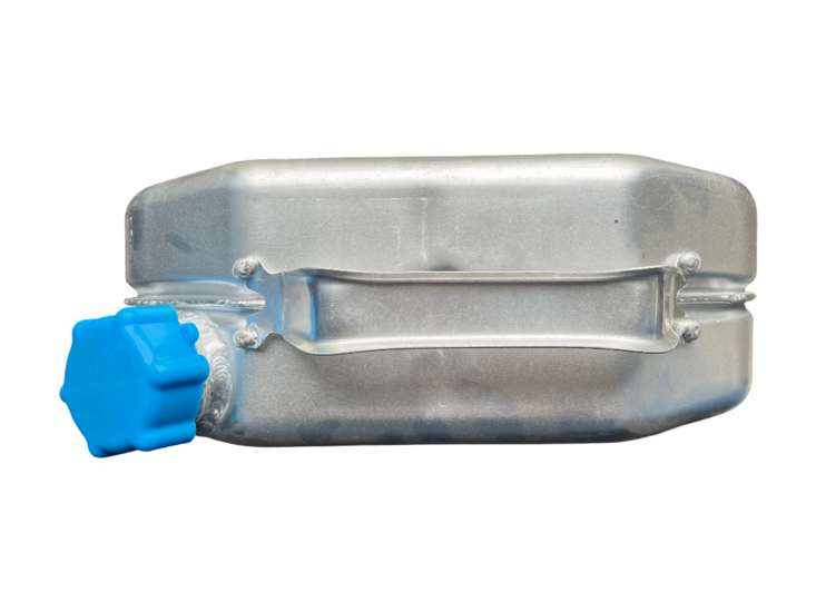 aluminium jerrycan - 10 liter - vloeistoftank - benzinekan - brandstof kan - jerry can - geko