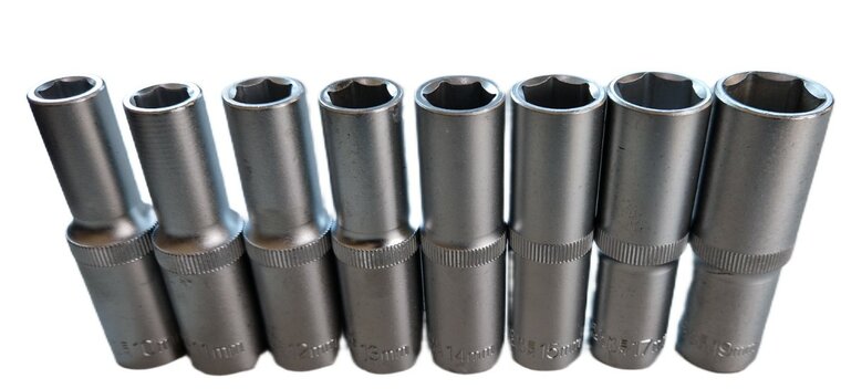 doppenset - 1/2 duims aansluiting - 34 delig - doppendoos - ratelset - xp tools