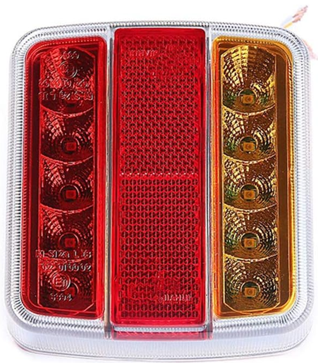 achterlicht led vierkant 18x led - ledlamp - aanhanger led lamp - led achterlicht - achterlamp - achterlicht