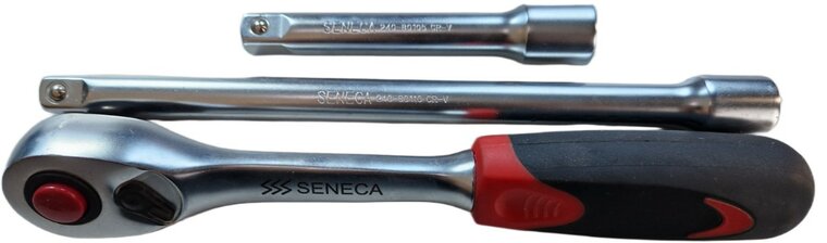 doppenset - 1/2 duims aansluiting - 26 delig - doppendoos - ratelset - seneca