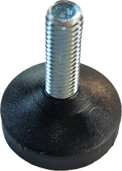 verstelbare poot met schroefdraad - 30 mm - stelpoten - stelvoeten - meubelpoten