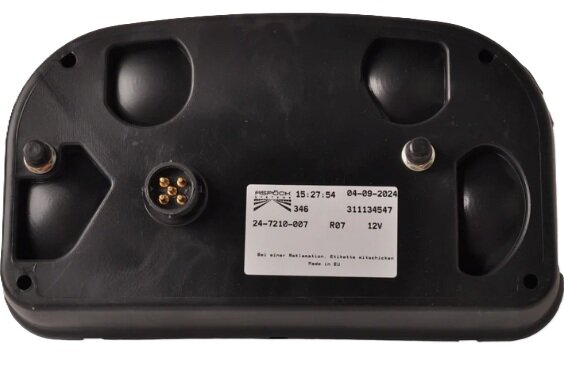 achterlicht multipoint ii 240x140x55mm 12 volt - rechts - achterlamp - achterlicht - aanhanger achterlicht - verlichting