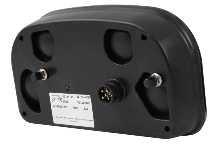 achterlicht multipoint ii 240x140x55mm 12 volt - links - achterlamp - achterlicht - aanhanger achterlicht - verlichting