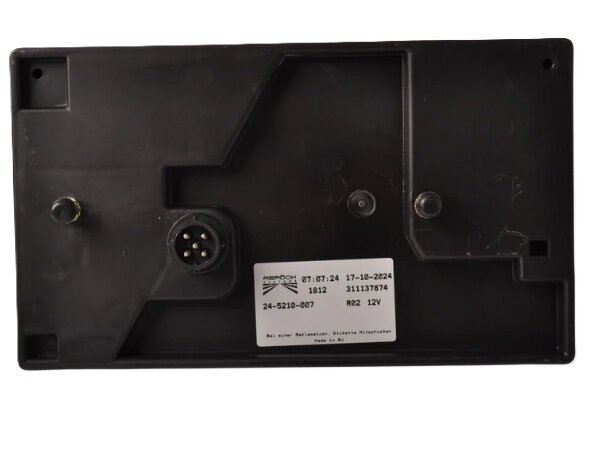 achterlicht multipoint 1 135x240mm 12 volt - rechts - achterlamp - achterlicht - aanhanger achterlamp - verlichting