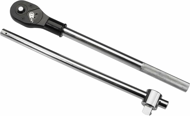 doppenset - 3/4 aansluiting - 22-delig - 6-kant - doppendoos - ratelset