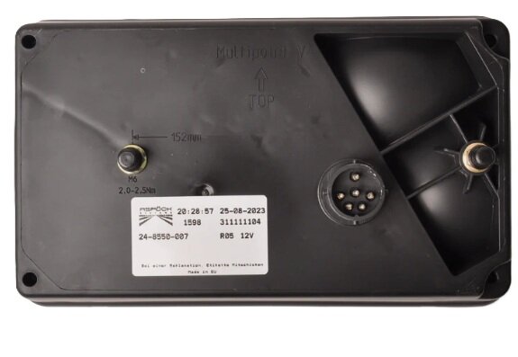 achterlicht links multipoint v met 8 connector aansluiting - aanhangerachterlicht - achterlichten - aanhangerlamp