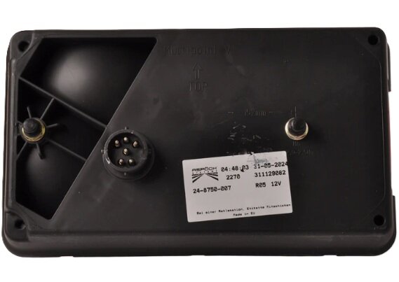 achterlicht rechts multipoint v met 8 connector aansluiting - aanhangerachterlicht - achterlichten - aanhangerlamp