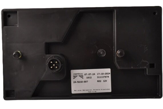 achterlicht multipoint 1 135x240mm 12 volt - rechts - achterlamp - achterlicht - aanhangerverlichting - aanhangerachterlicht