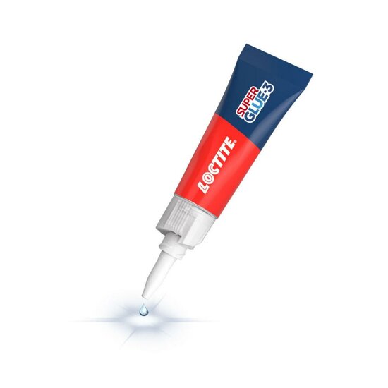 superlijm 3 gram - secondelijm  - contactlijm - lijm - vloeibare lijm - loctite