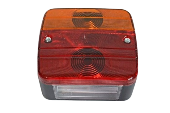 achterlicht vierkant 104x100x50mm - achterlicht - achterlamp - aanhanger achterlamp - aanhanger verlichting