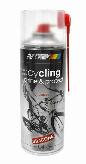 motip siliconenspray 400 ml - fietsspray - fietsglans - fietsglansspray - siliconen spray