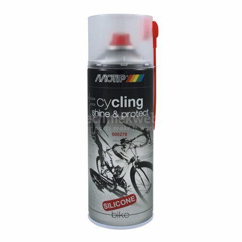 motip siliconenspray 400 ml - fietsspray - fietsglans - fietsglansspray - siliconen spray